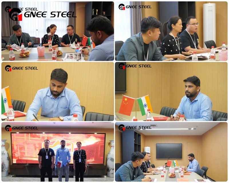 Gnee Customer visit Stbl39 Alloy Steel Tube Gnee Customer visit Stbl39 Alloy Steel Tube